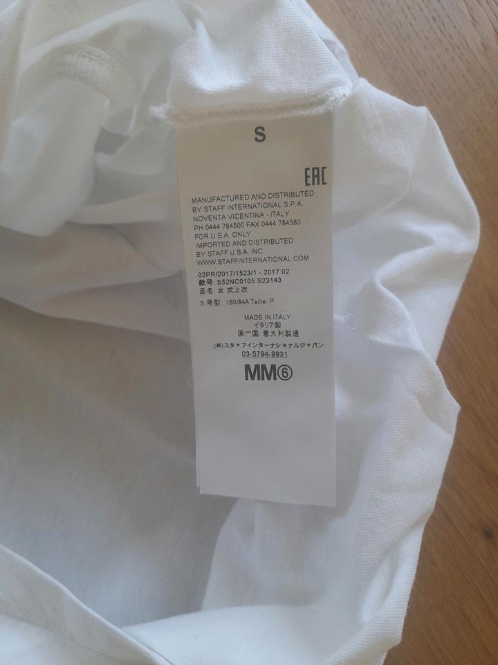 MM6 Shirt Gr. S, weiß in Bergen