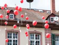 50 neue Luftballonkarten für die Hochzeit Deko Hessen - Friedberg (Hessen) Vorschau
