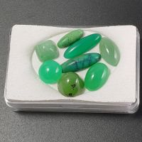 8x Cabochon: Chrysopras / Jade / Türkis / Achat / Serpentin Nordrhein-Westfalen - Recklinghausen Vorschau