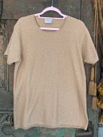 ☀️ Strickshirt ☀️ Pullover Kurzarm H&M ☀️ gold neuwertig XL Bayern - Anzing Vorschau