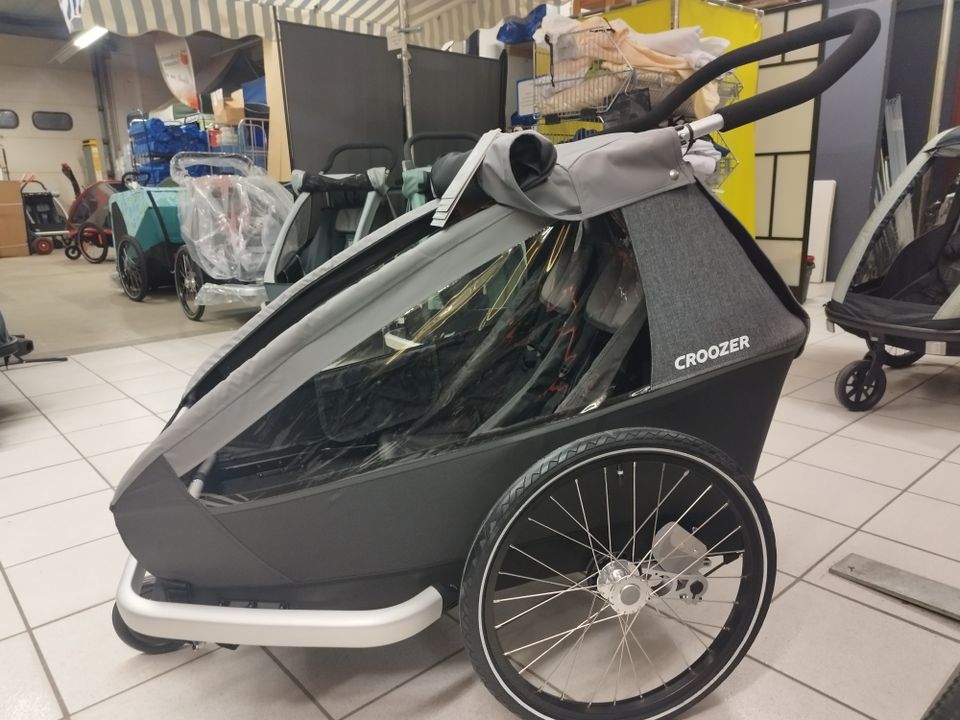 Neu CROOZER Fahrradanhänger Buggy KEEKE 2 in MAUNTAIN GREY in Bottrop