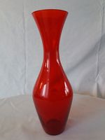 Rote Blumenvase - Vase - Glas - ca. 1970 - Neuwertig Hessen - Pfungstadt Vorschau