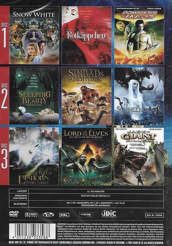 Fantasy Journey (9 Filme auf 3 DVDs) in Walldürn