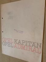 Opel Kapitän Werbeheft Broschüre Verkaufsprospekt Heft Berlin - Wittenau Vorschau
