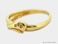 Schöner 585er Gold Ring 2 Diamanten, gebraucht (1462) Nordrhein-Westfalen - Leverkusen Vorschau