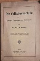 Die Volkshochschule u. d. geistigen Grundlagen d. Demokratie 1919 Thüringen - Jena Vorschau