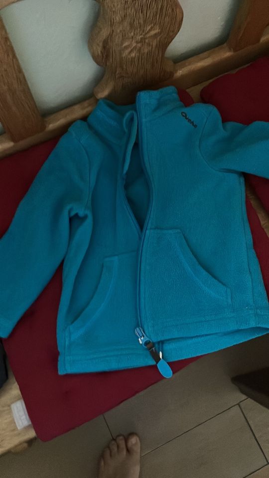 Fleecejacke fleece Türkis Quechua 74 80 Jacke in Olfen