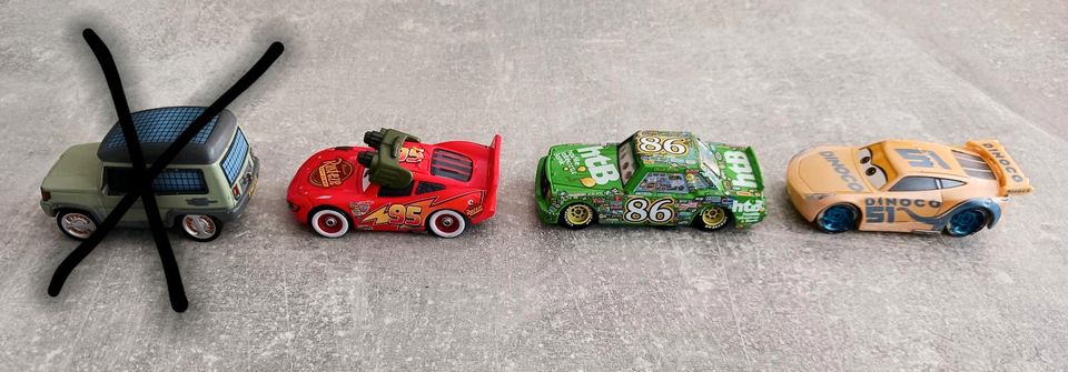3 verschiedene Disney Cars Mattel Fahrzeuge Metall in Kandern