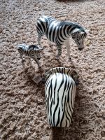 Zebra Vase und 2x Deko Zebra Thüringen - Schlotheim Vorschau