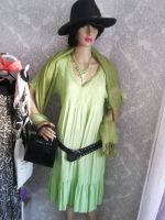 Italy Mode Tunika Kleid apfelgrün mit Spitze und Voillants Gr 40 Nordrhein-Westfalen - Düren Vorschau