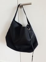 Handtasche schwarz Shopper Kunstleder neu mit Golddetails Baden-Württemberg - Bad Dürrheim Vorschau