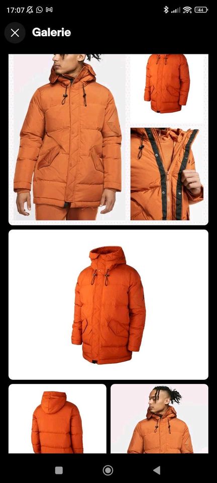 Nike Air Jordan Wings down Parka Dark Russet in Schwerin