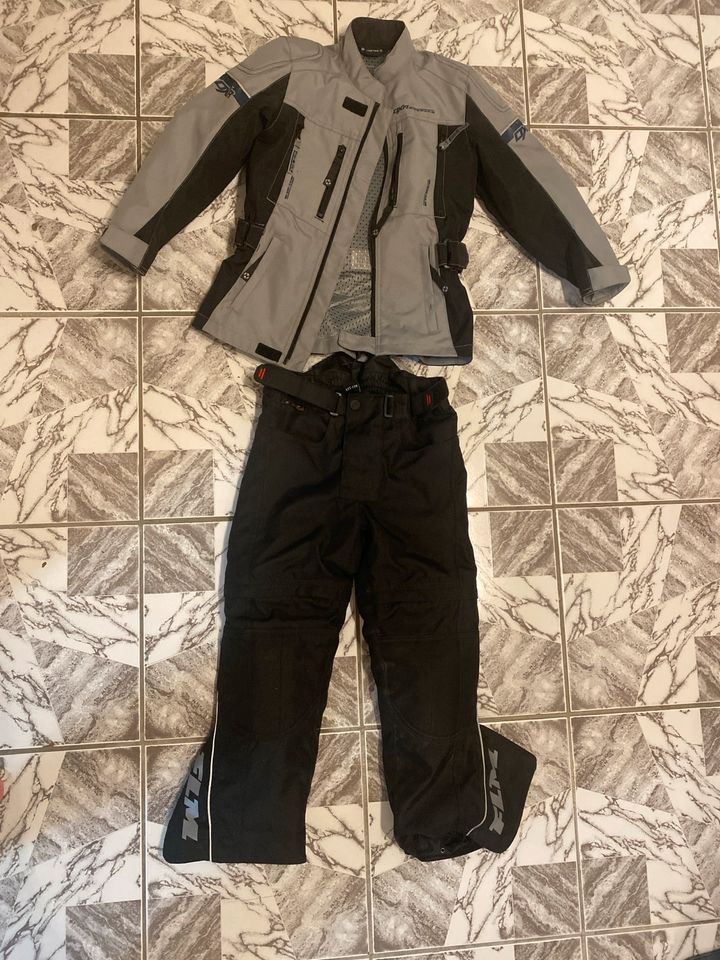 Motorradjacke mit Hose Kinder 122/128 in Waigolshausen