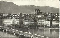 7 Ansichtskarten AK Postkarten Schweiz: Zürich, Genf, Küsnacht ua Berlin - Friedenau Vorschau