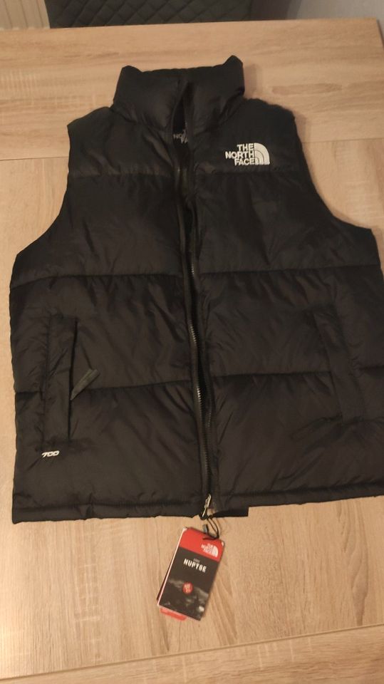 The North Face leichte Daunen Steppweste schwarz L XL unisex neu in Saarbrücken