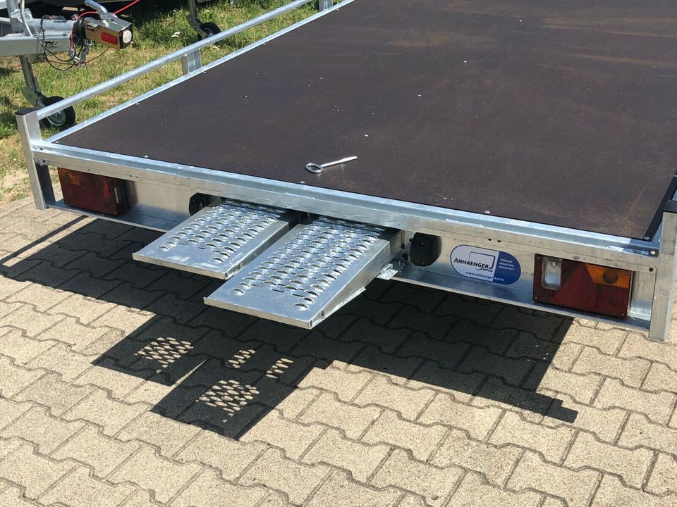 ⭐️ Eduard Auto Transporter 2700 kg 406x200cm Reling Rampen 63 in Schöneiche bei Berlin