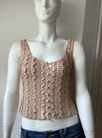 Vintage Biba Häkel Top Weste Hippie Ibiza Boho Beige Gr.S/M Bayern - Fürth Vorschau