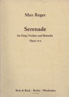 Max Reger Serenade op. 77a Flöte Violine Viola Noten wie neu München - Untergiesing-Harlaching Vorschau