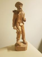 Holzfigur Holzarbeiter Bauer Handgeschnitzt Bayern - Ering Vorschau