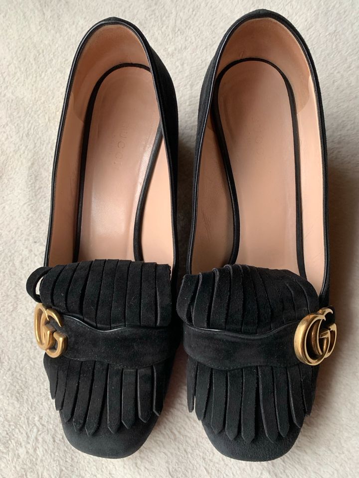 GUCCI -Schuhe GG MARMONT schwarz 39 in Hilden