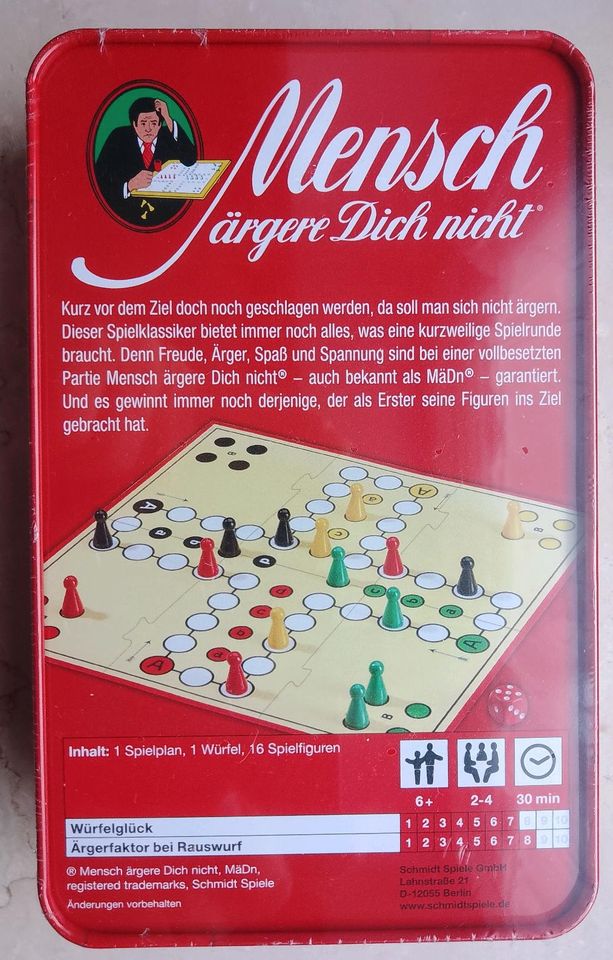 Spiel Reisespiel 'Mensch ärgere dich nicht' original verpackt in Hausen i. Niederbayern