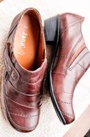 Jana comfort H Leder shoe wie NEU Bordeaux braun Gr 6.5 eu 40 rot Berlin - Lichtenberg Vorschau