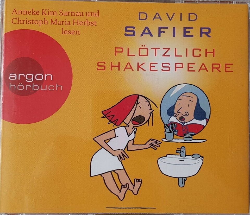 David Safier, Plötzlich Shakespeare, Hörbuch 4 CDs in Büren