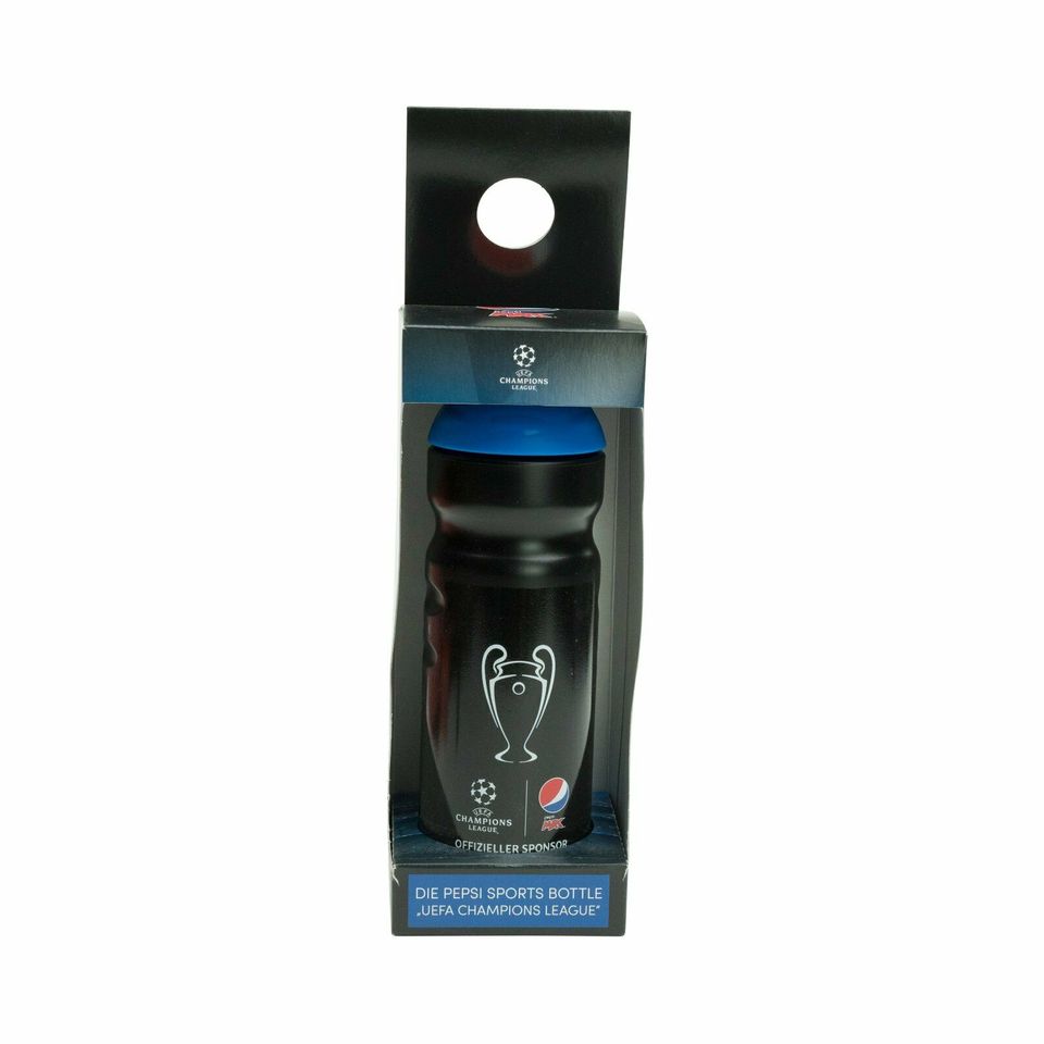 Pepsi Trinkflasche 750ml Champions League schwarz Sport Cola Bar in Pforzheim