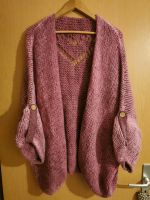 Strickjacke Cardigan Einheitsgröße neu lila Gesamtlänge 70cm Hessen - Linden Vorschau