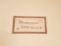 Inspirierendes Wandbild "Do what you love, Love what you do" Nordrhein-Westfalen - Beckum Vorschau