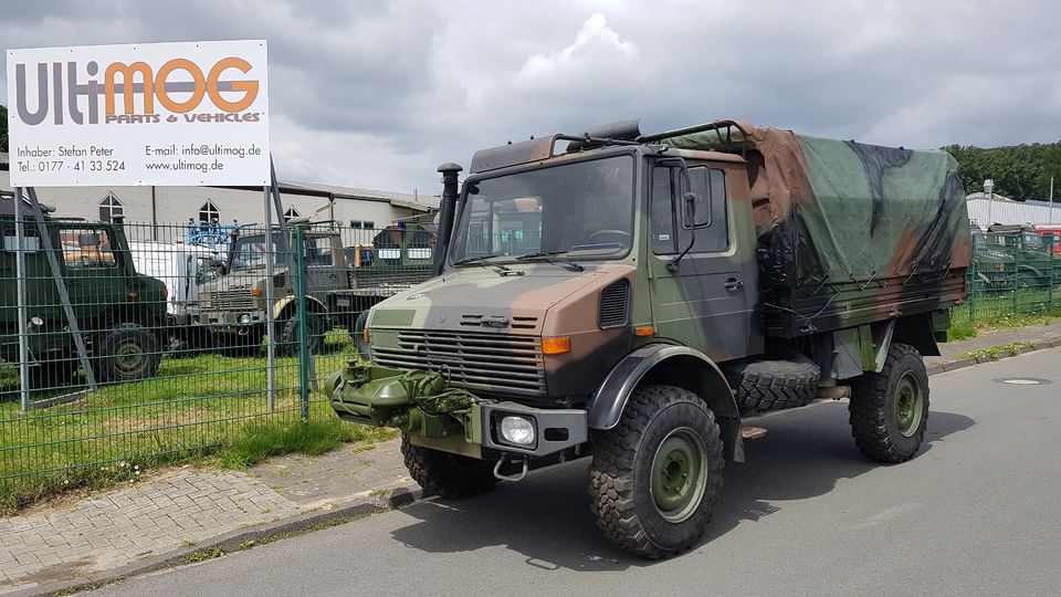 Unimog U 1300 L- ex Bundeswehr -, TÜV neu , H Kennz. in Lienen