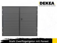 Segmenttor Drehtor nach Maß Zweiflügeltor 200x240 cm Stahl Tor mit Paneel GARAGENTOR KONFIGURATOR Isoliertes Doppelflügeltor aus Polen Zweiflügeligetor für DDR Garage Carport Dresden - Wilsdruffer Vorstadt/Seevorstadt-West Vorschau