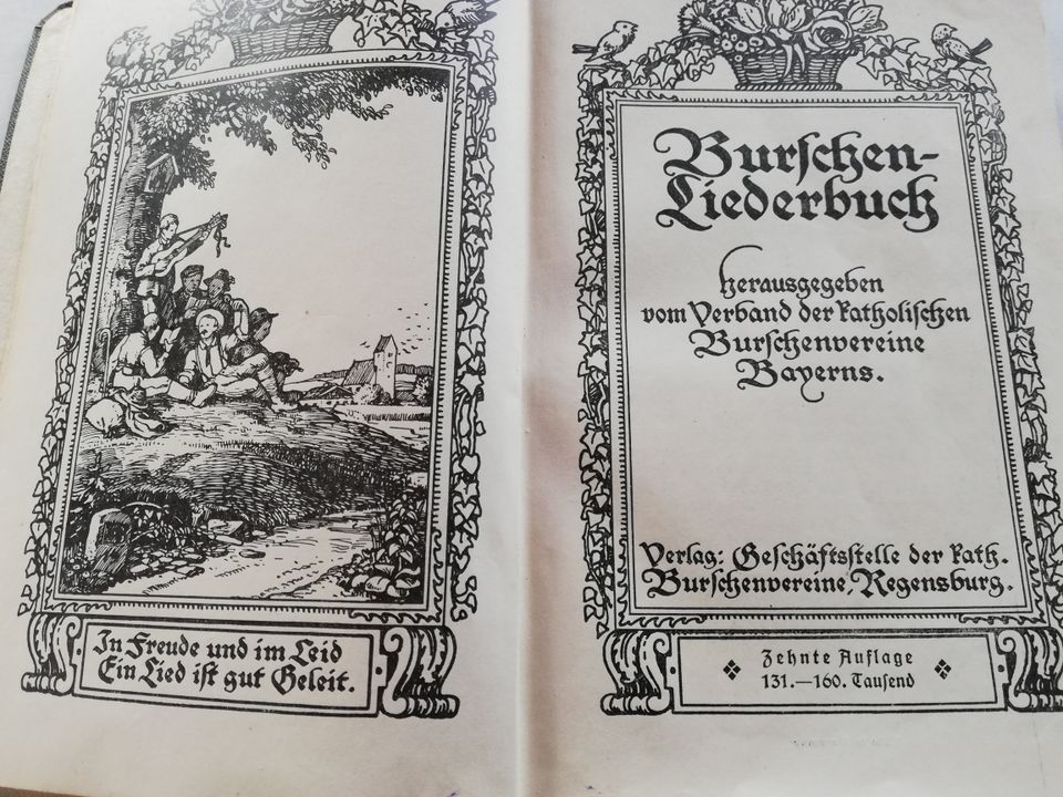 Liederbuch - Burschen in Aidhausen