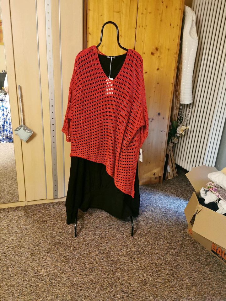 RED.♥️MEGA ♥️ Neues tolles ärmelloses Leinenkleid mit Sommerpulli in Losheim am See