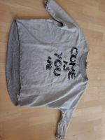 Oversize Sweater Cottoncandy Gr. S hellgrau Pailletten usedlook Bayern - Metten Vorschau