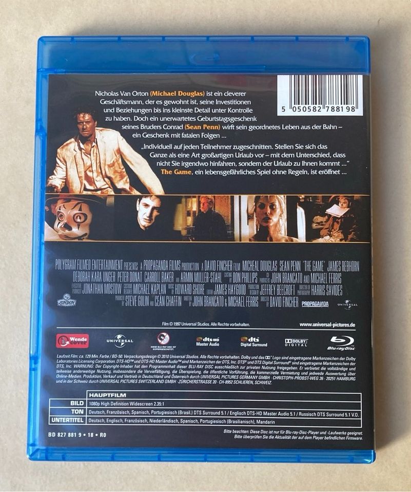 The Game (BluRay) in Mönchengladbach