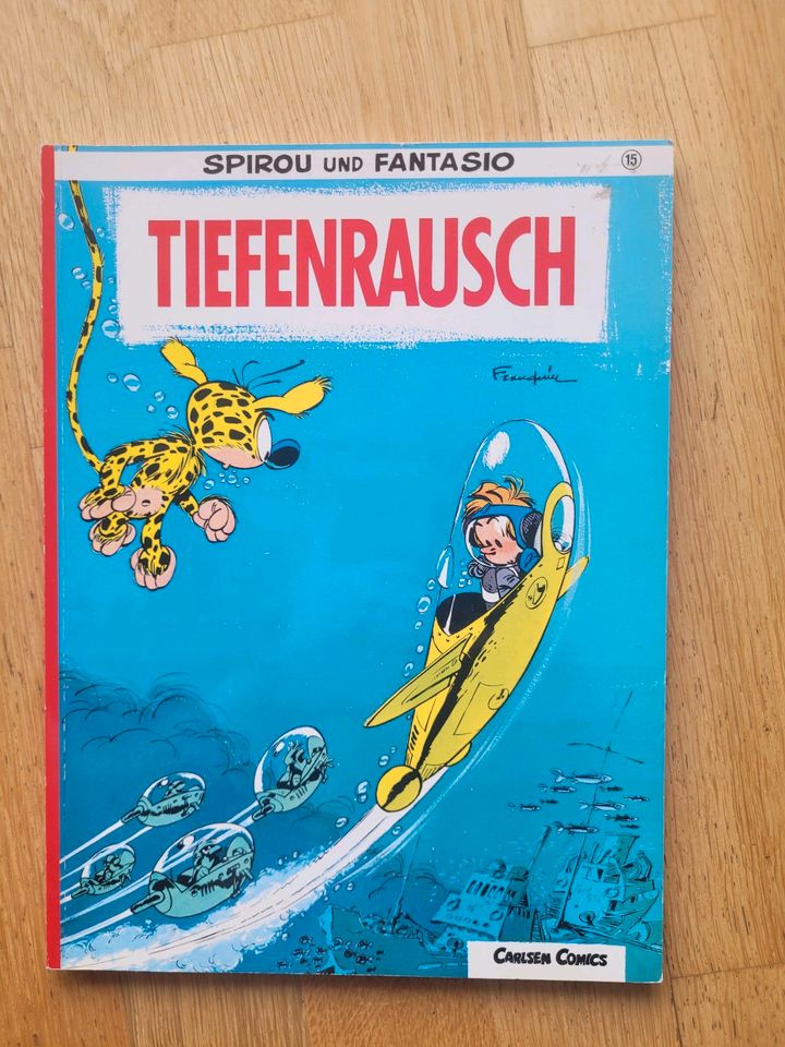 44 Comic, Sammlung Spirou & Fantasio, sowie 3 Bände Marsupilami in Marklkofen