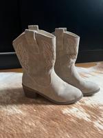 Cowboy Boots Stiefel Beige Taupe Schuhe Damen Bayern - Zirndorf Vorschau
