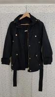 Max Mara Weekend Navy Parka Blau Jacke Gold Kapuze Gürtel 36 Vahr - Neue Vahr Nord Vorschau