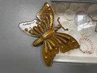 Schmetterling Messing Dekoration Tierfigur Vintage Nordrhein-Westfalen - Mönchengladbach Vorschau