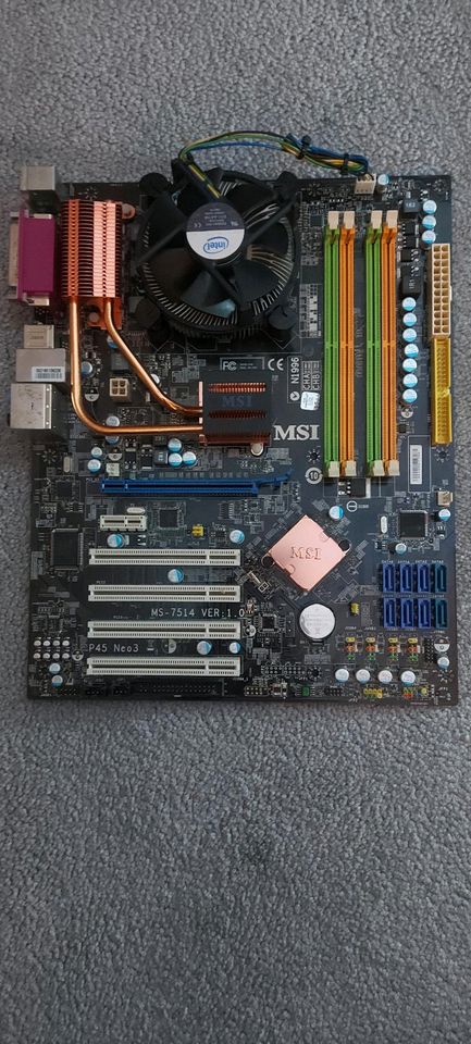 MSI MS-7514 Ver:1.0 Mainboard mit Intel CPU Core 2 Duo E7400 in Kiel