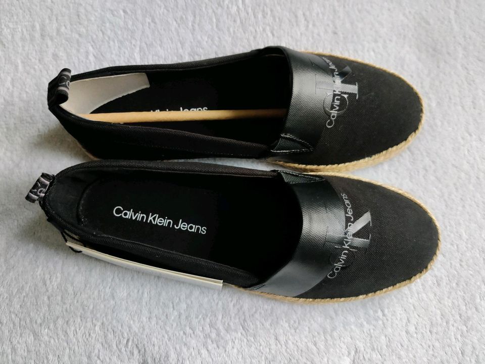 Espadrilles Calvin Klein schwarz GR 37EU neu & ungetragen in Karlsruhe