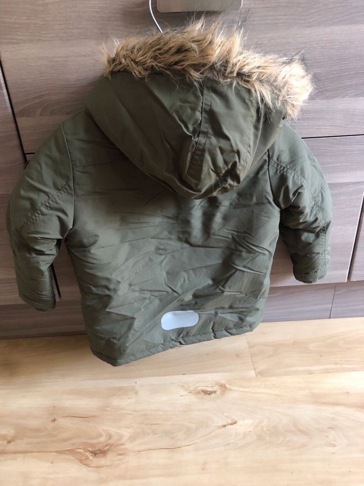 Winterjacke Topolino Gr 98 Khaki Top in Schwarzenbruck