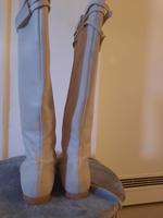 ZARA STIEFEL Leder Gr.38 Beige Damen Düsseldorf - Eller Vorschau