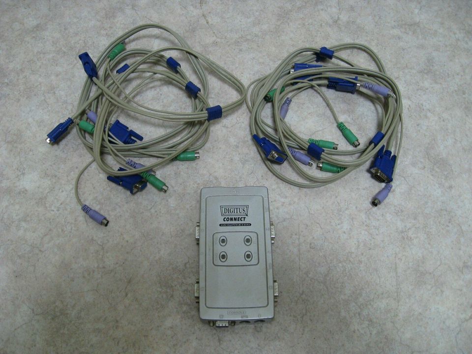 DIGITUS DC-IC614I Umschalter KVM-Switch, 1 User, 4PC, PS/2 in Nürnberg  (Mittelfr) - Südstadt | Tastatur & Maus gebraucht kaufen | eBay  Kleinanzeigen ist jetzt Kleinanzeigen