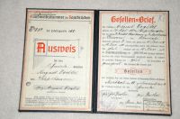 Handwerkskammer zu Saarbrücken - 7 Gesellenbriefe 1911 bis 1931 Rheinland-Pfalz - Ammeldingen bei Neuerburg Vorschau