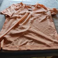 Bluse Damen orange Gr. 48 m. Schmuck Zipp, pflegeleicht Hessen - Eschwege Vorschau