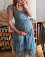 Wunderschönes Schwangerschaftskleid hellblau hochwertig Bayern - Pleinfeld Vorschau