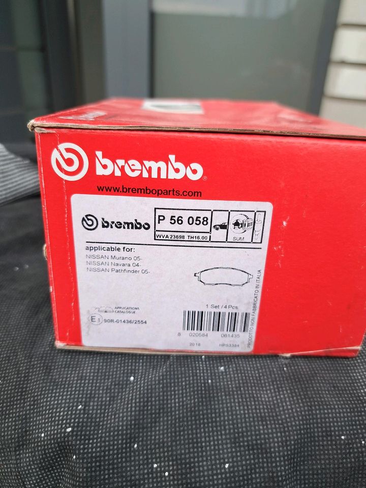 Bremsklotz satz Brembo P 56058 nissan in Bielefeld