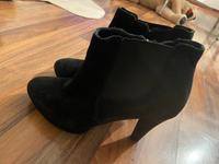 Ankle Boots Schwarz Wildleder Gr 41 plateau Stiefeletten Kreis Pinneberg - Pinneberg Vorschau